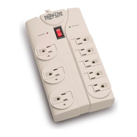 Tripp Lite Protect It!! Surge Protector, 8 Outlets, 15A, 1440 Joules, 8' Cord